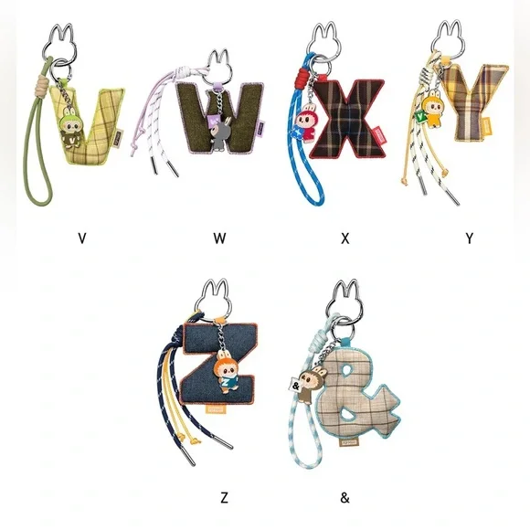 POP MART T Letter Labubu PIN FOR LOVE THE MONSTERS Letter Pendant Confirmed Box - Picture 13 of 14